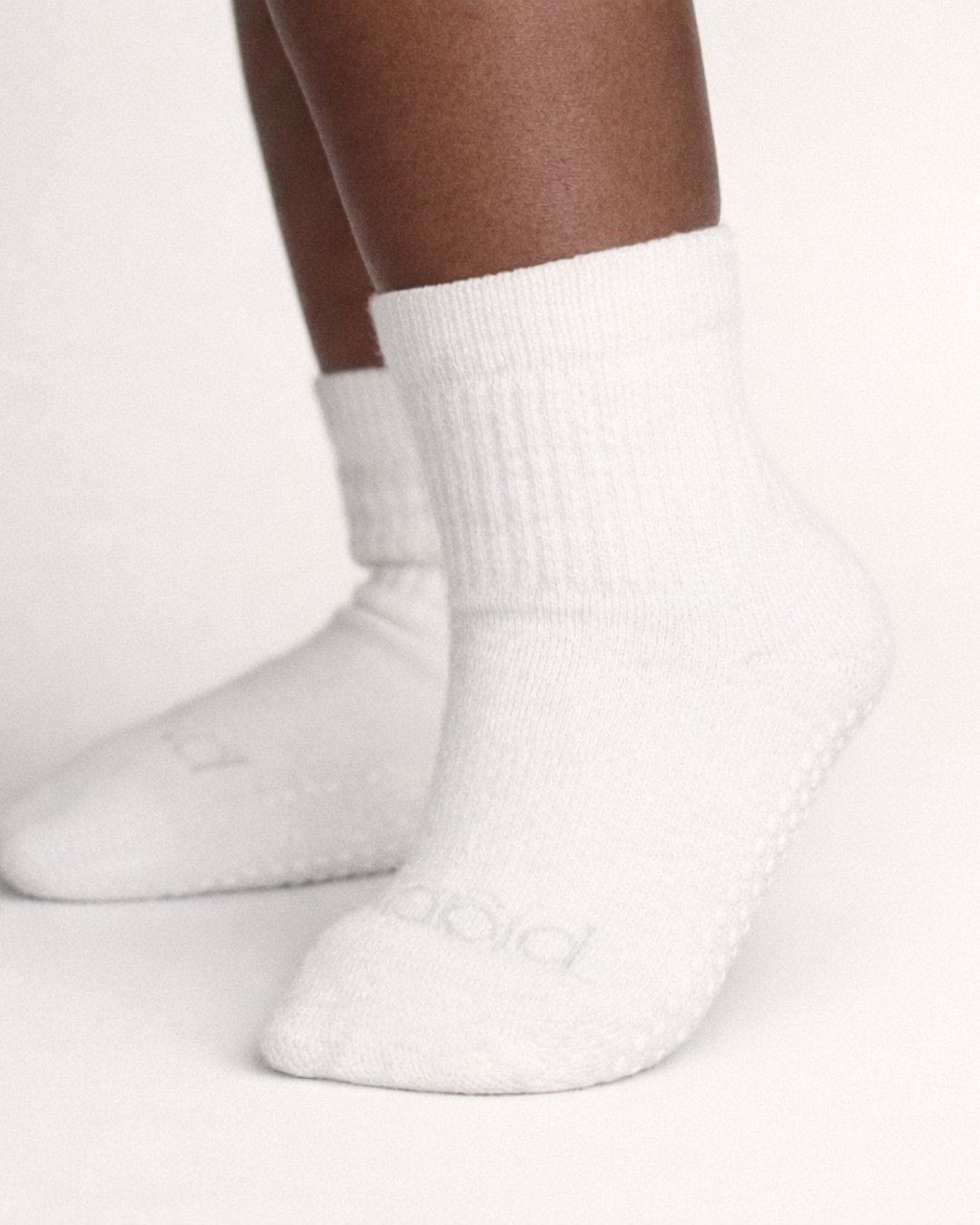 Toddler Gripper Crew Socks 4-pack (2-3t) - Onyx
