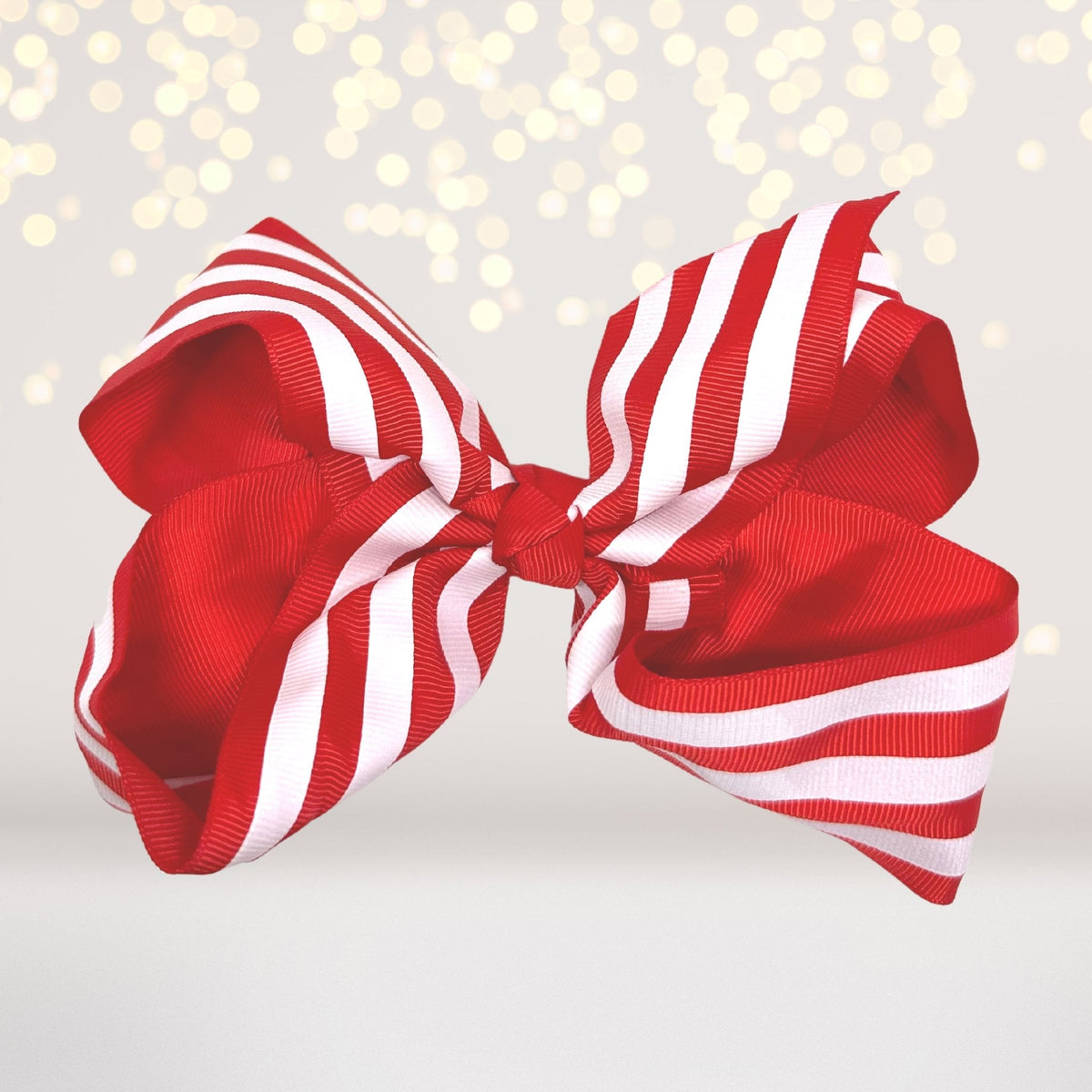 6 Inch Stripe Bow