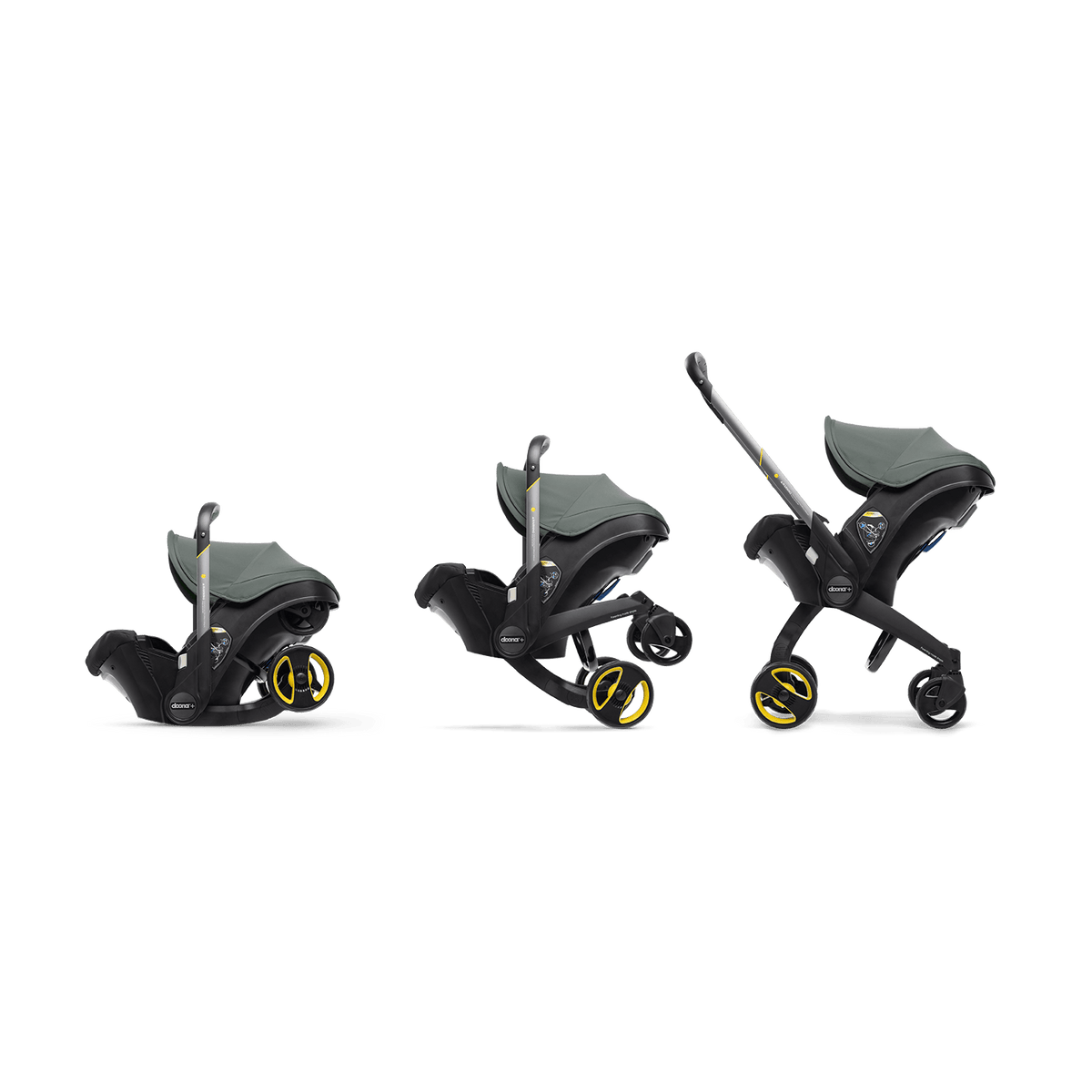 Slate Green Car Seat & Stroller With Base