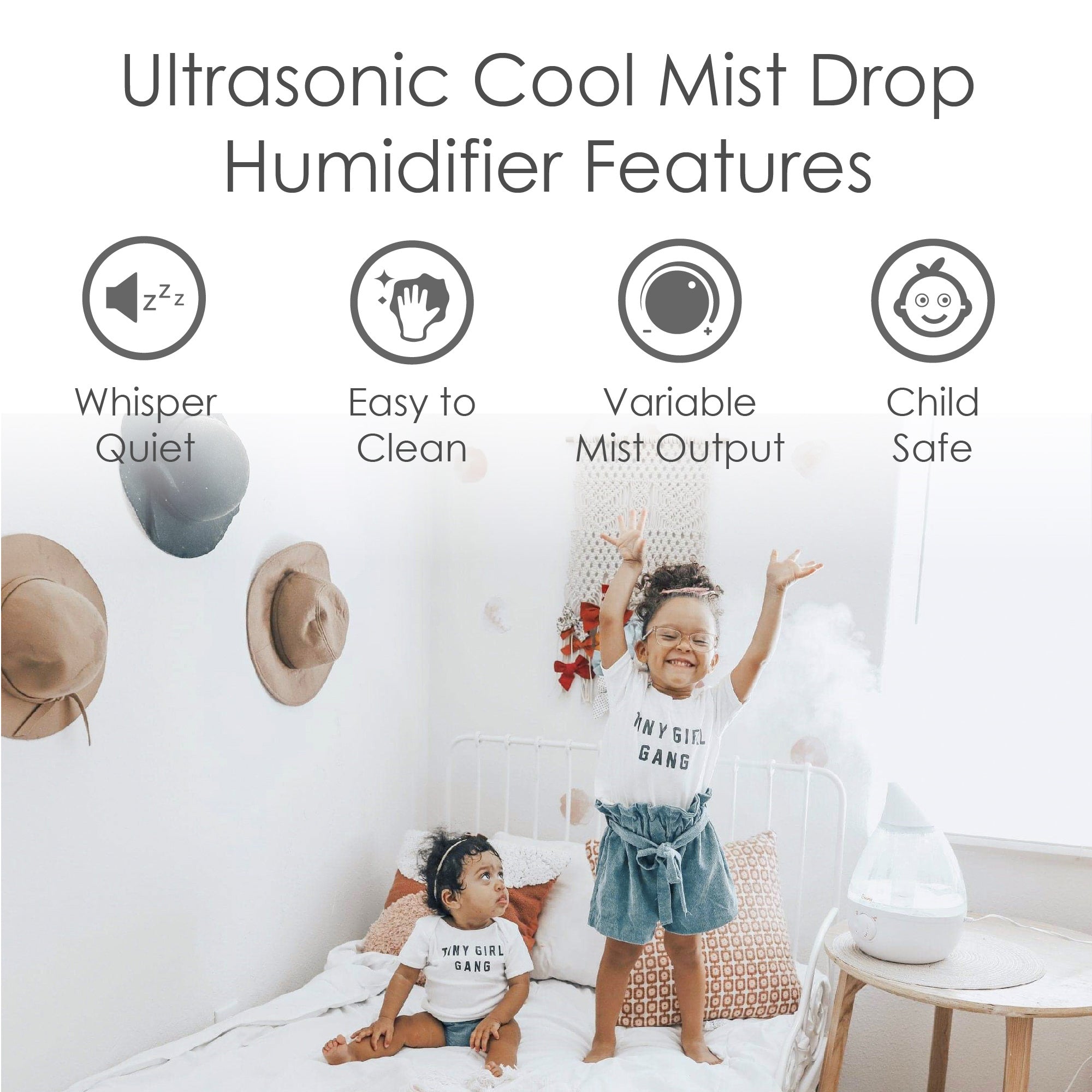 Crane 1 Gal. Drop Cool-Mist Humidifier