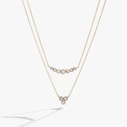 Double-layer Crystal Necklace
