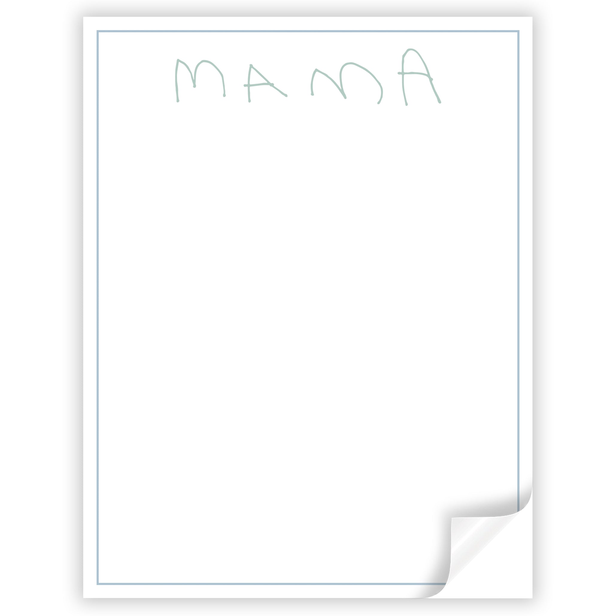 Little Hands Thin Frame Notepad