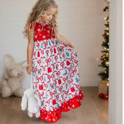Red Bow Lounge Gown
