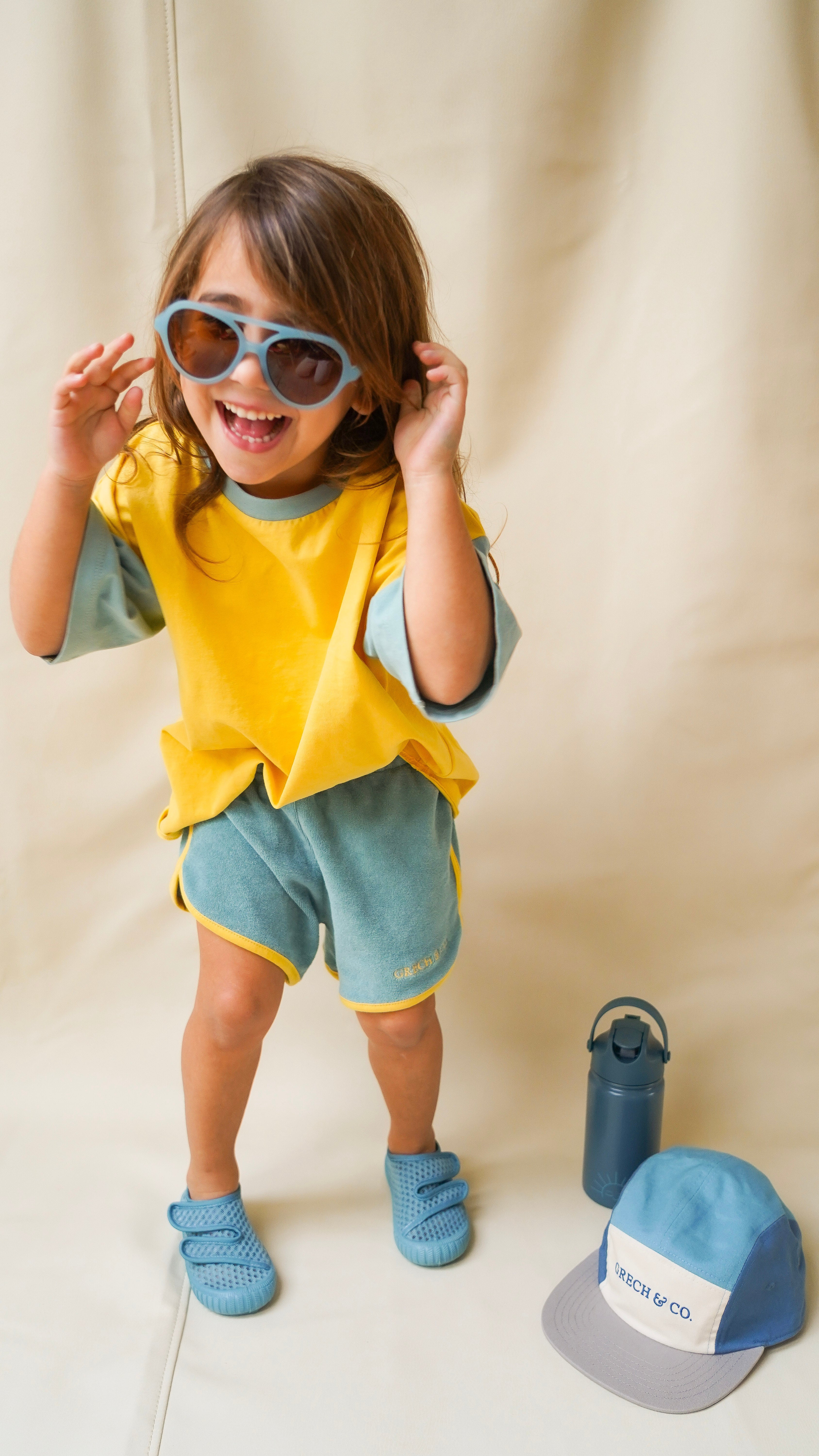 Aviator | Polarized Sunglasses | Child | 3-8 Y | Desert Teal
