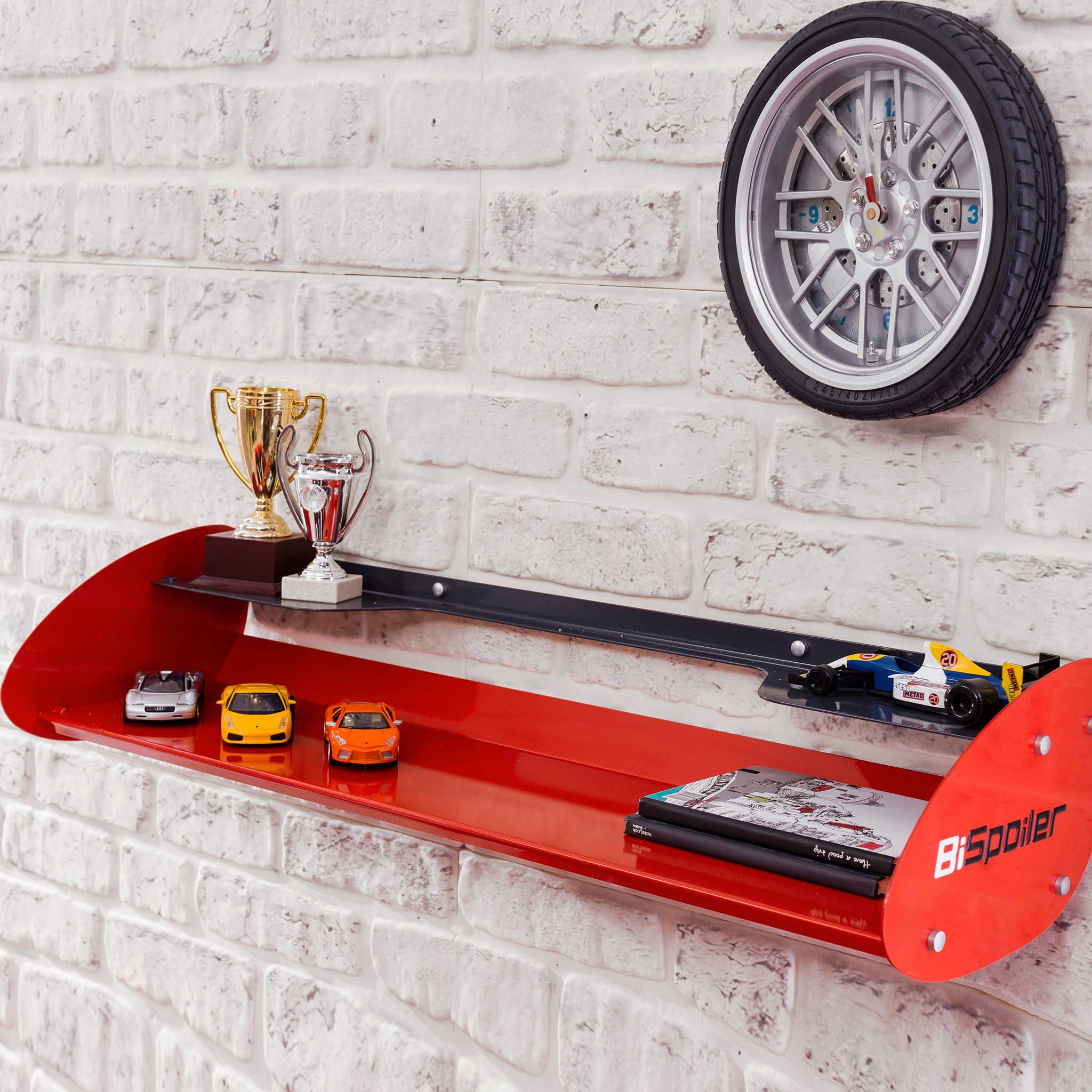 Gts Spoiler Metal Wall Shelf