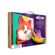 Okto Clay-by-numbers Kit – “fox” (11.4” X 11.4”)