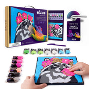 Okto Clay-by-numbers Kit – “raccoon” (11.4” X 11.4”)
