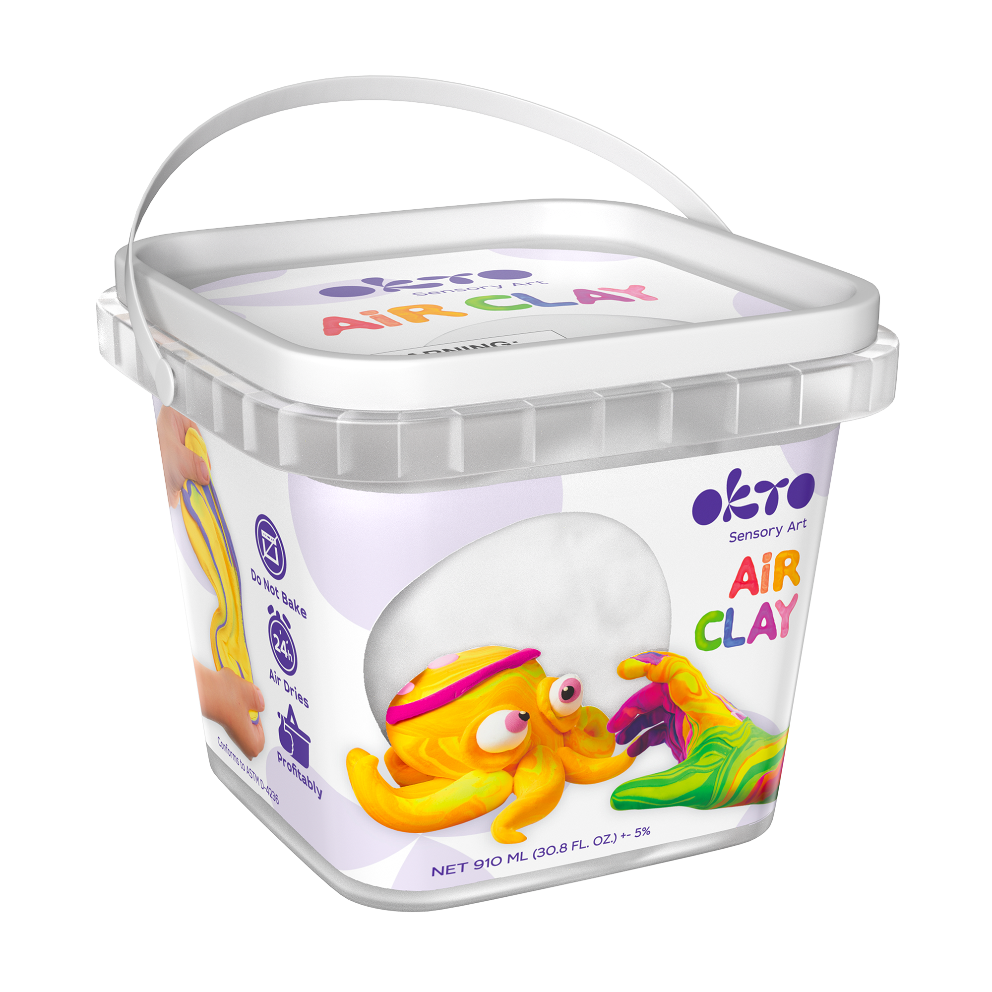 Okto School Supplies Air Clay – “white” (30 Fl Oz)