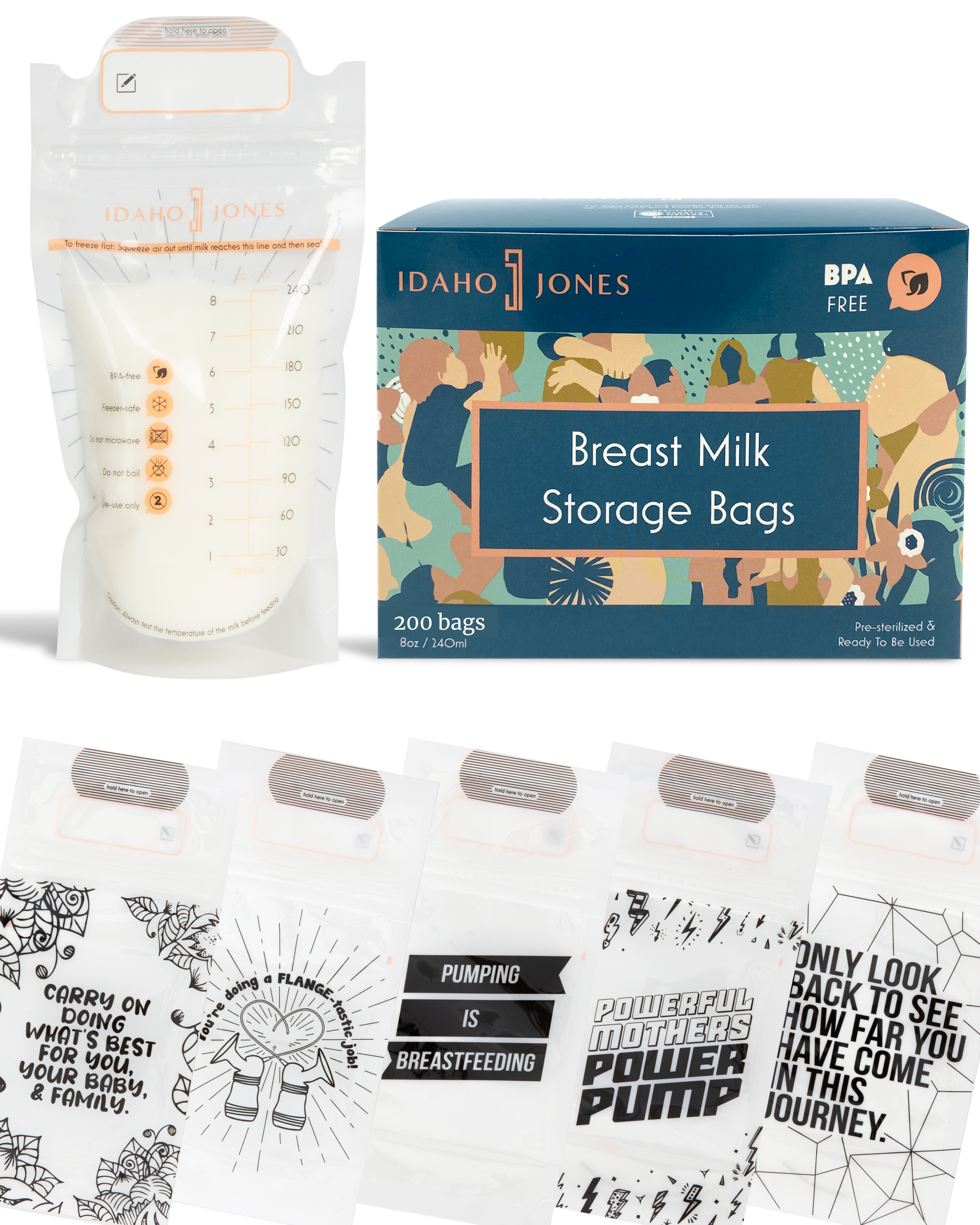 Milk Storage Bags - Breast Milk Pouches
