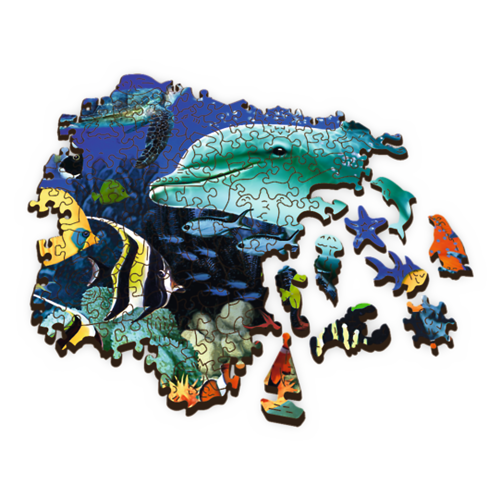 Wood Craft 501 Piece Wooden Puzzle - Sea Life