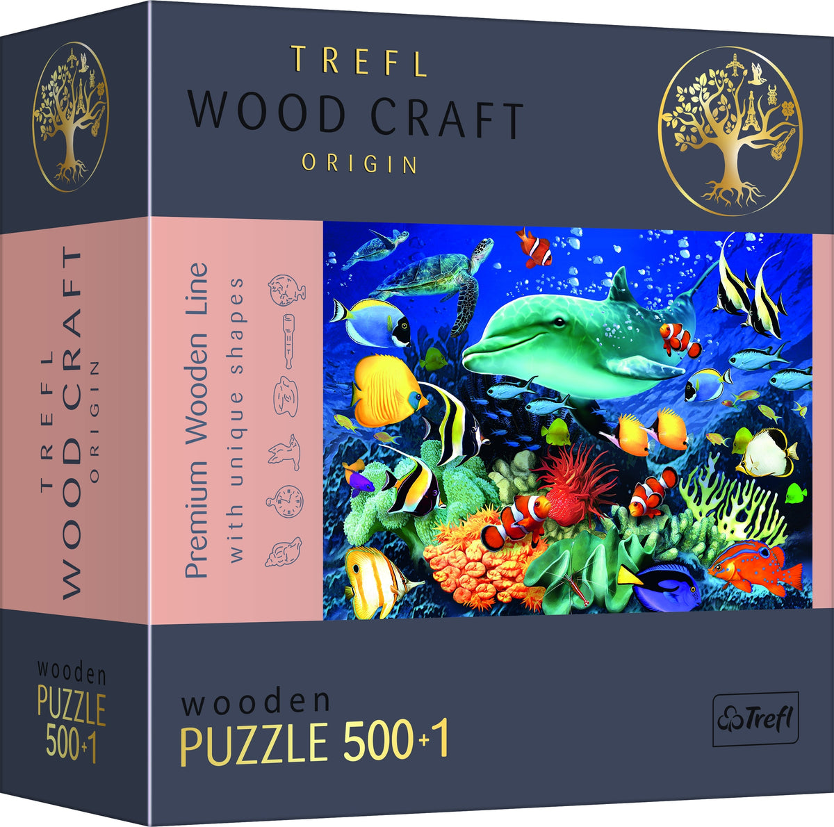 Wood Craft 501 Piece Wooden Puzzle - Sea Life