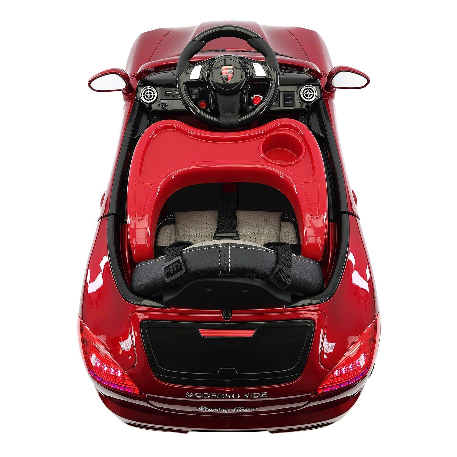 Kiddie Roadster 12v Kids Electric Ride-on Car With R/c Parental Remote | Cherry Red