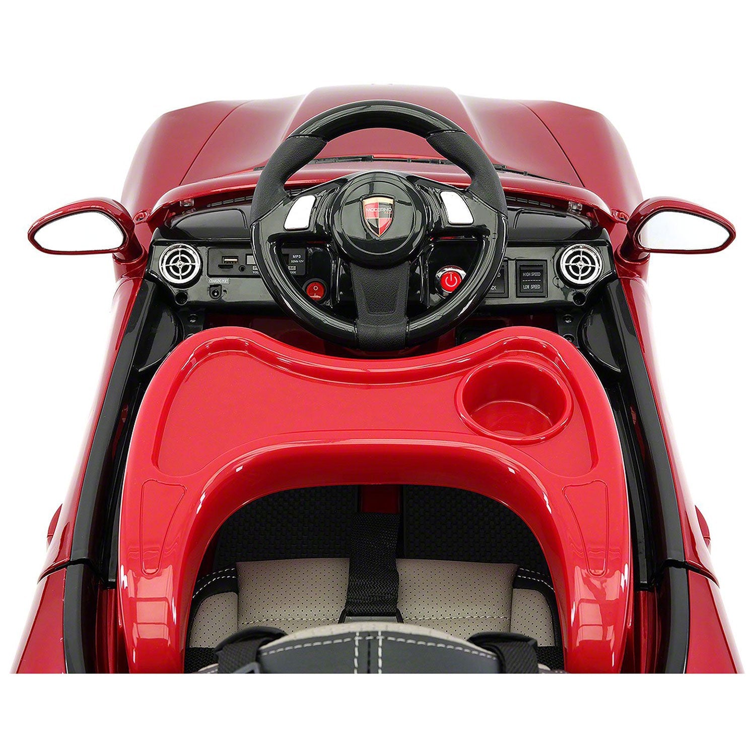 Kiddie Roadster 12v Kids Electric Ride-on Car With R/c Parental Remote | Cherry Red