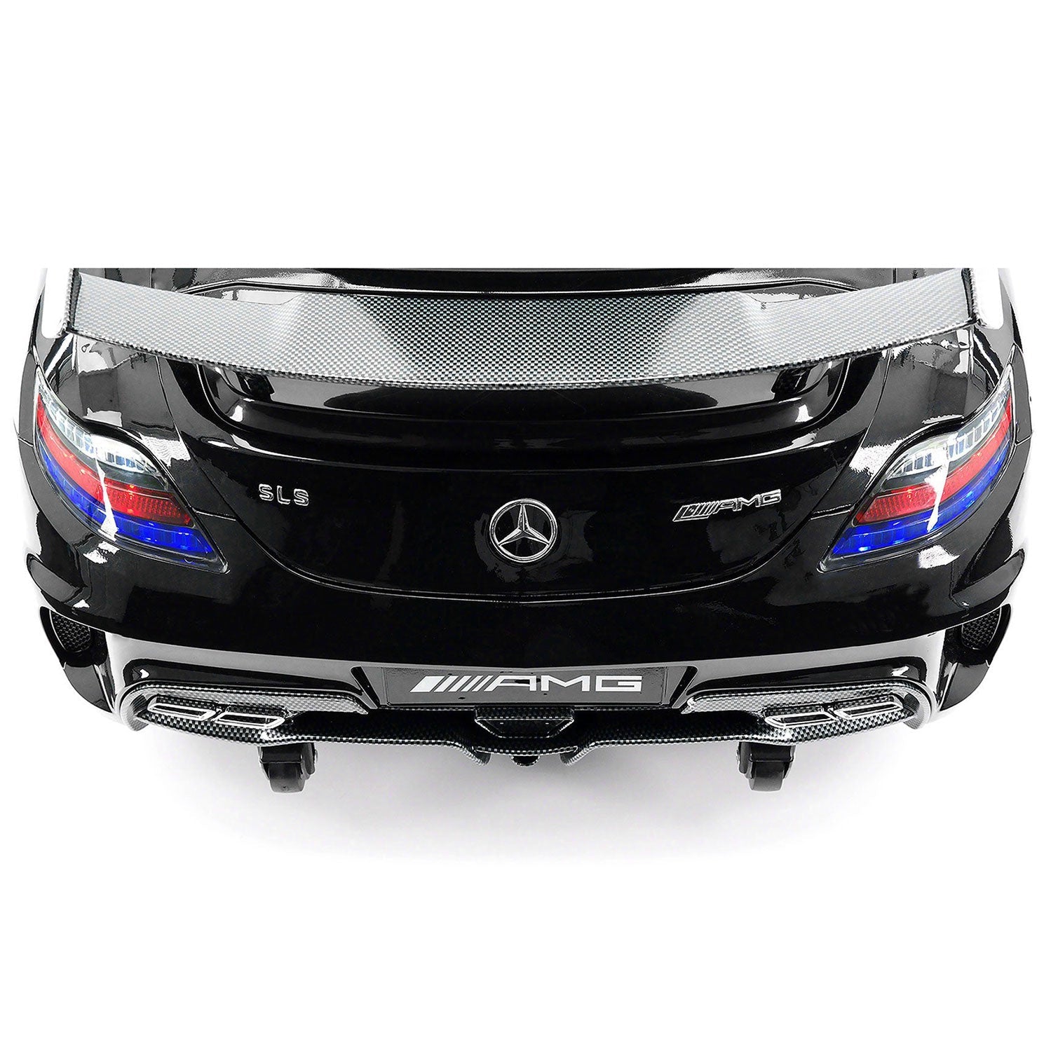 Mercedes Sls Amg Final Edition 12v Kids Ride-on Car With Parental Remote | Black Metallic