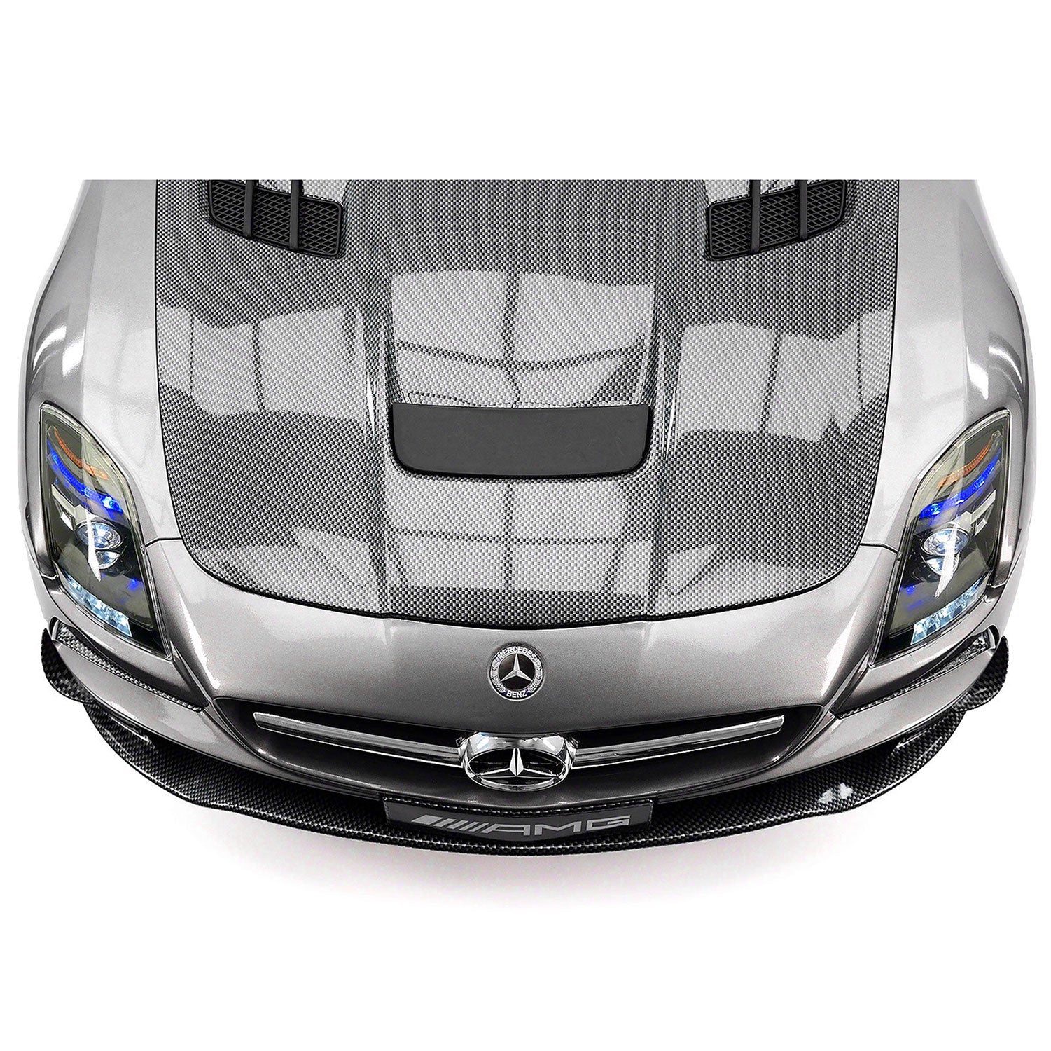 Mercedes Sls Amg Final Edition 12v Kids Ride-on Car With Parental Remote | Gray Metallic