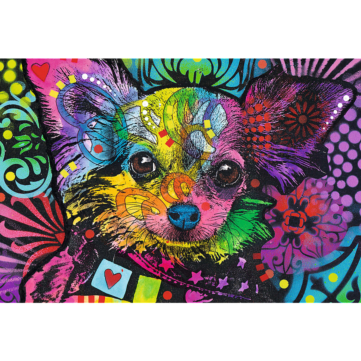 Wood Craft 501 Piece Wooden Puzzle - Colorful Puppy