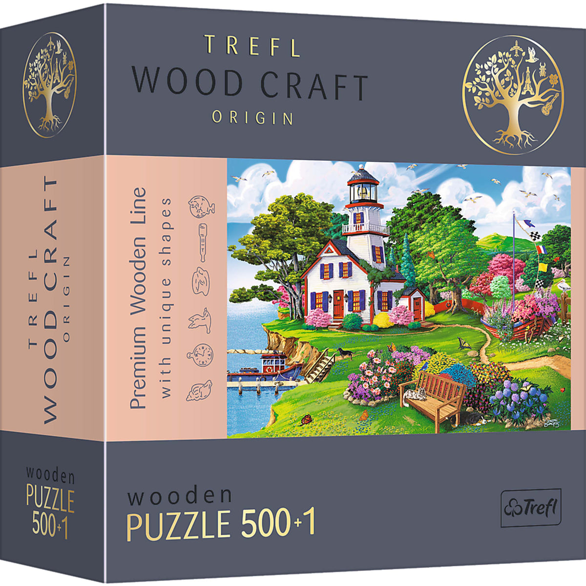 Wood Craft 501 Piece Wooden Puzzle - Summer Haven