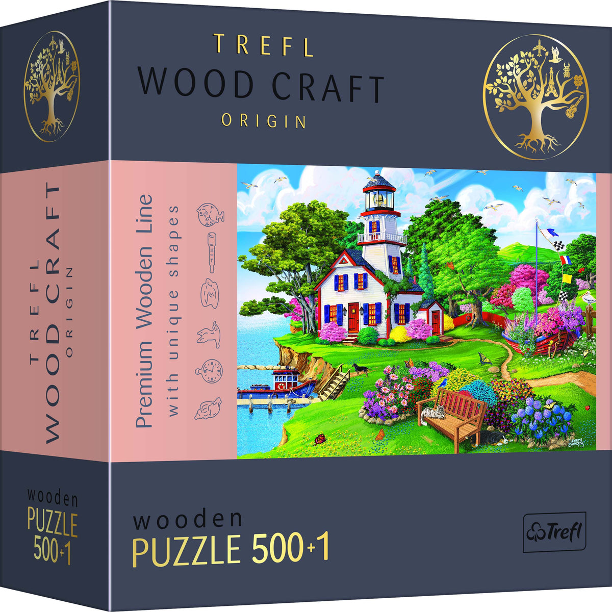 Wood Craft 501 Piece Wooden Puzzle - Summer Haven