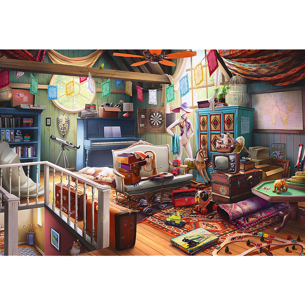 Wood Craft 501 Piece Wooden Puzzle - Treasures In The Attic