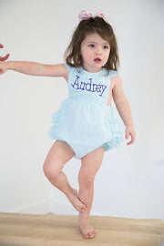Girls Ruffle Sunsuit