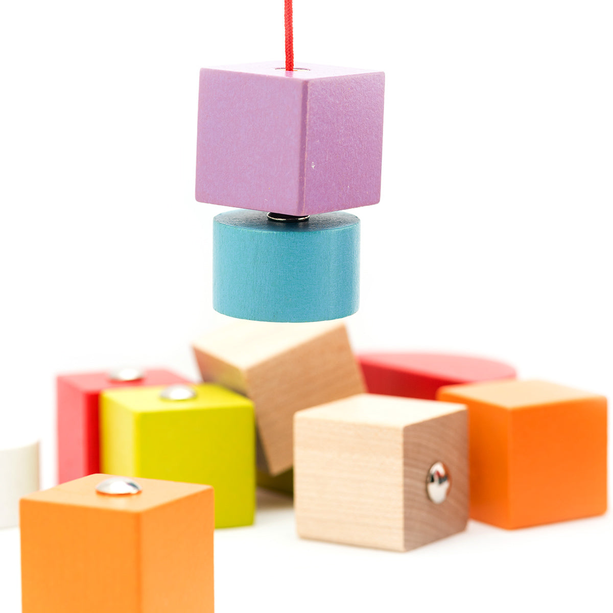 Wise Elk/Cubika Wooden toy - Crane Truck by Wise Elk