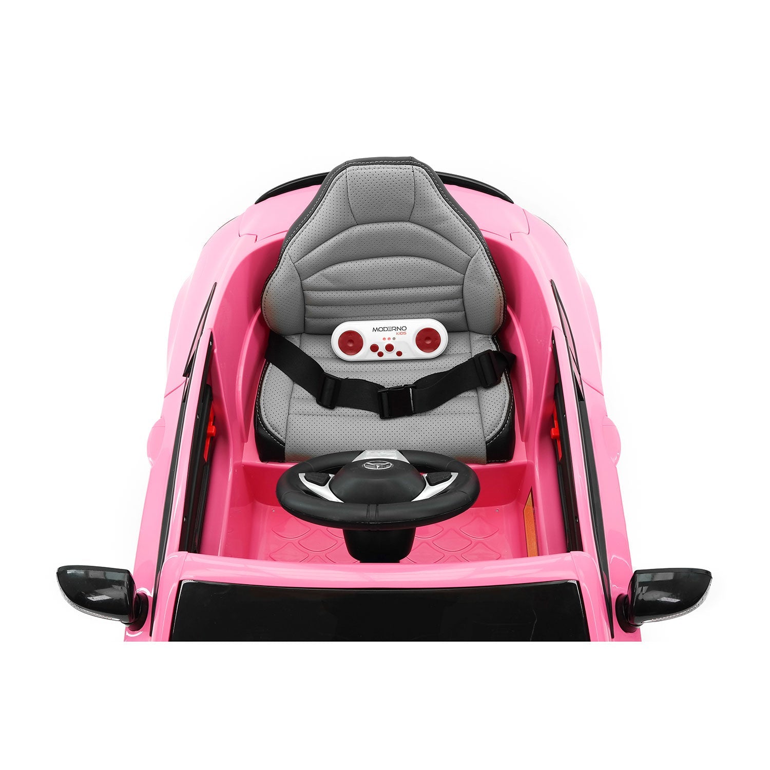 Mercedes C63s 12v Kids Ride-on Car With R/c Parental Remote | Pink