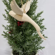 Wooden Flying Heron Ornament