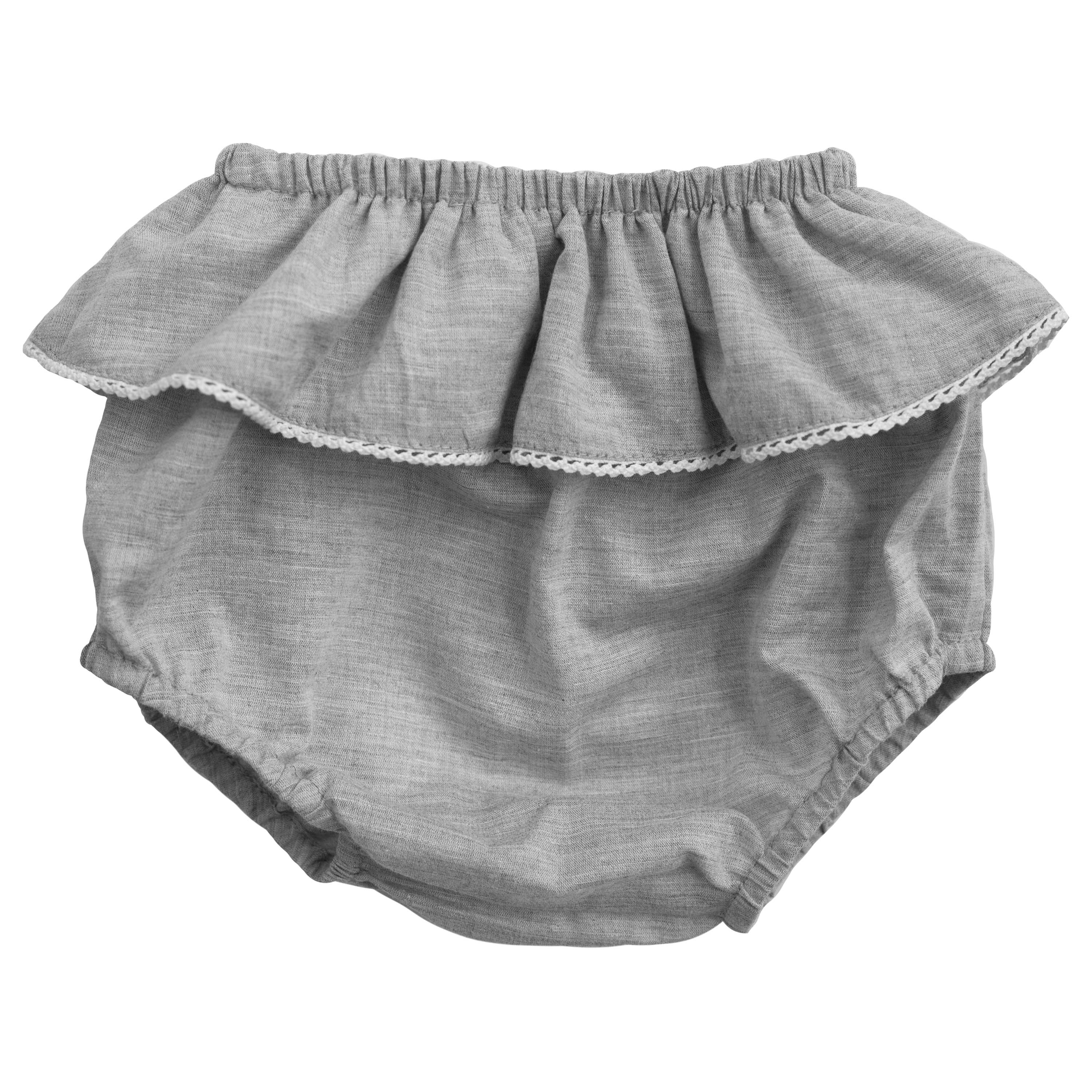 Bloomer | Husk Grey Ruffle