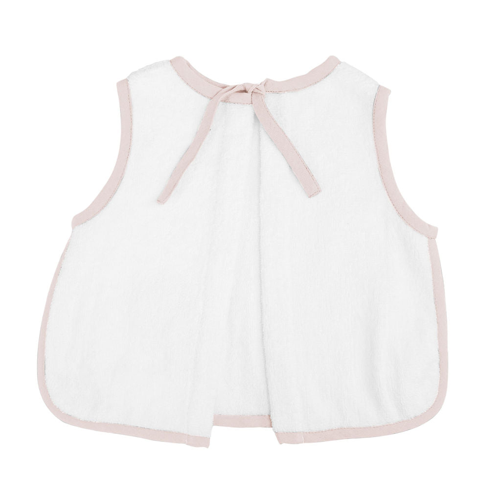 Apron Bib | Blossom Pink Linen