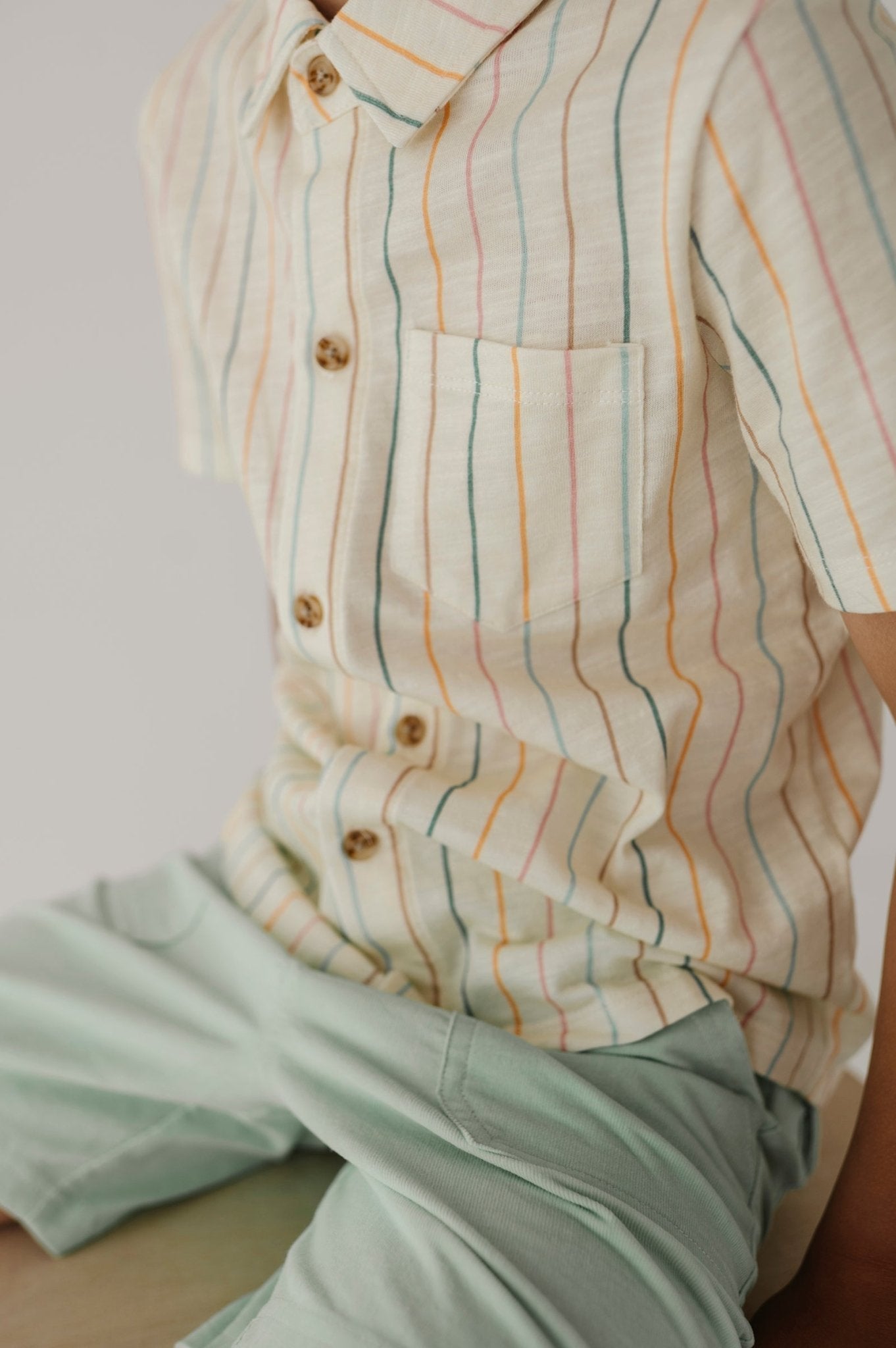 Boy's Collar Button Shirt
