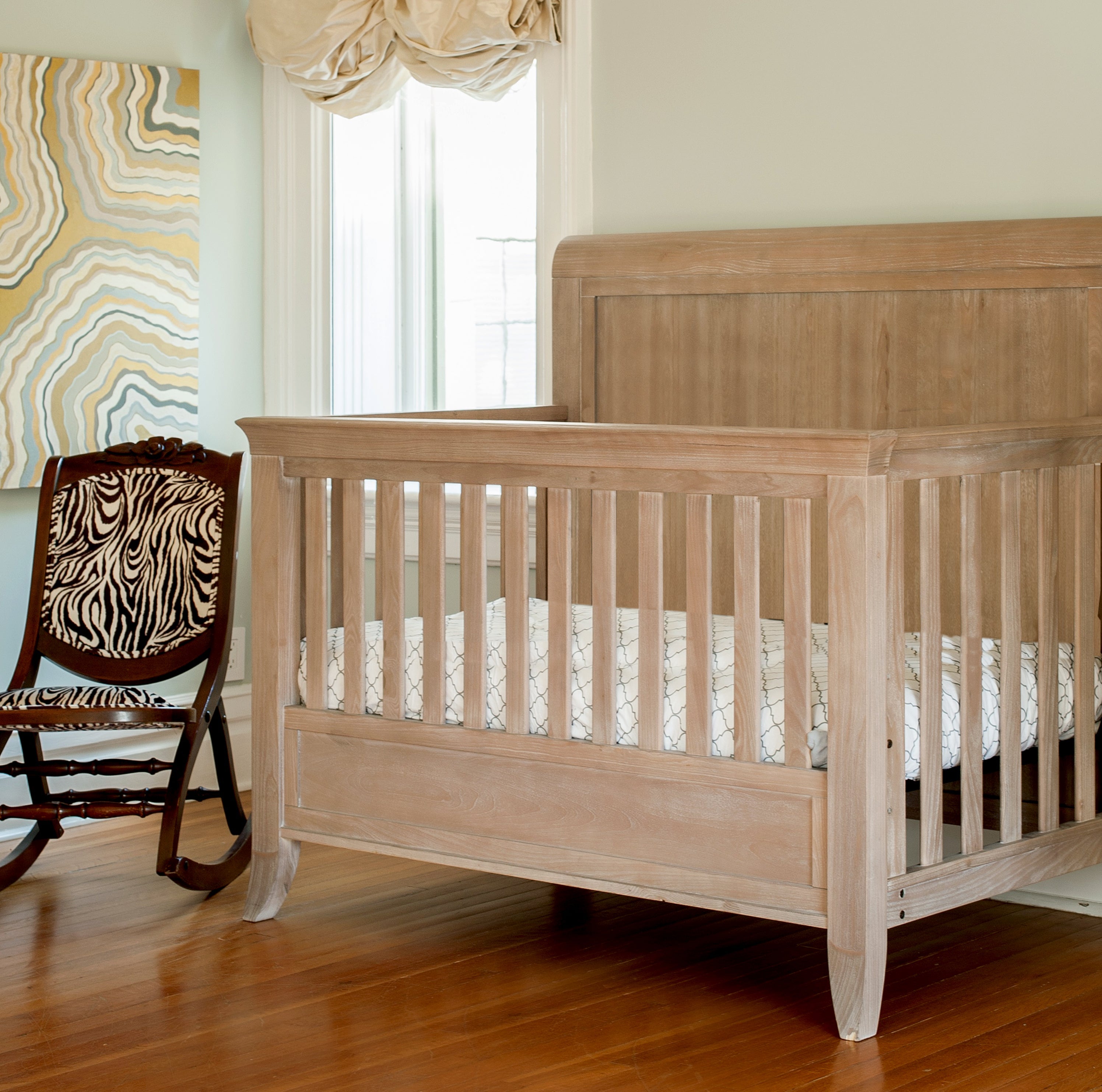 Cameo Sleigh 4-in-1 Convertible Crib