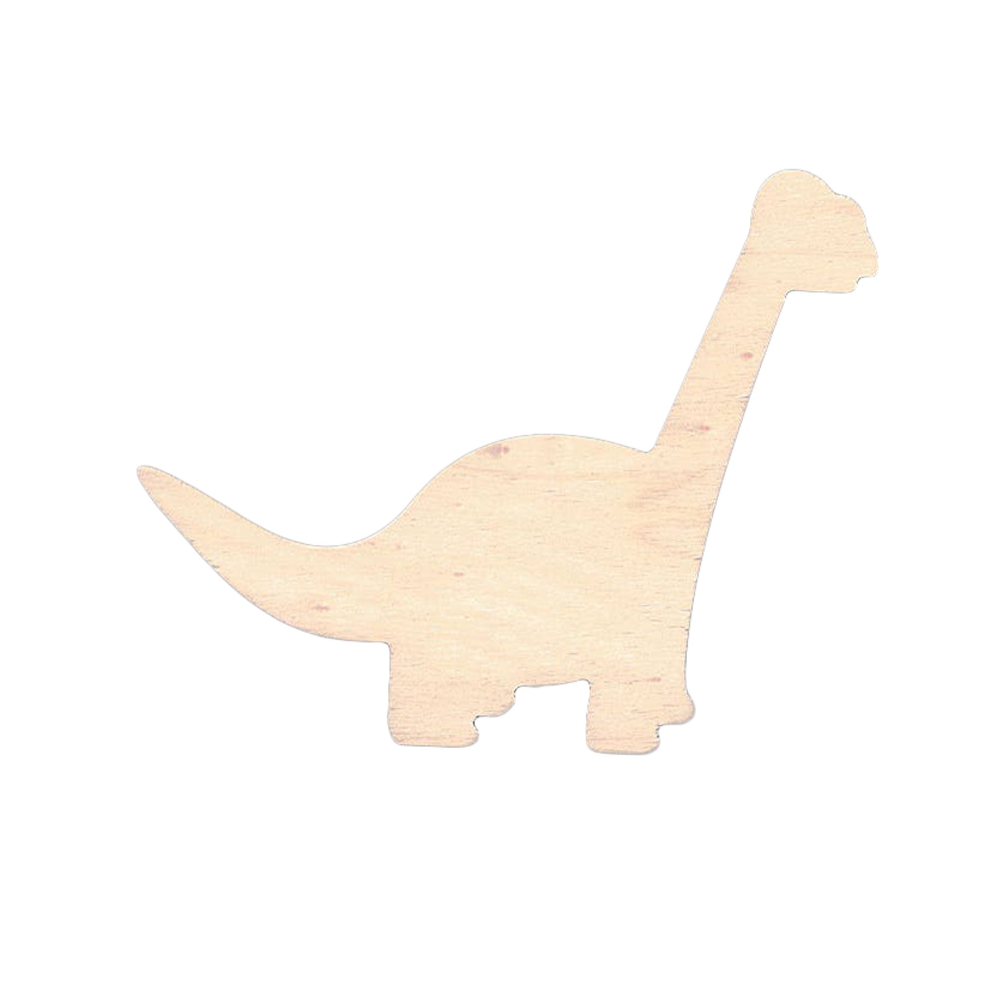 Unfinished Standing Wooden Dinosaur Shape Cutout Diy Craft 6.1 Inches