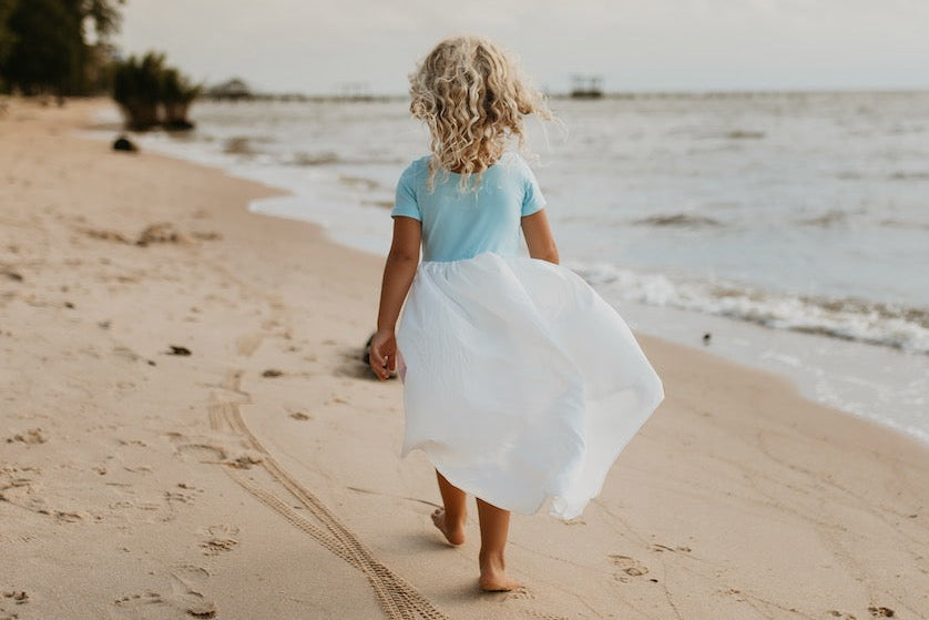 Pastel Blue Rainbow Dress