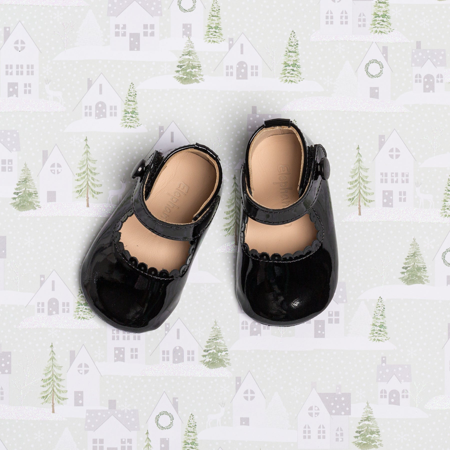 Mary Jane For Baby Ptn Black