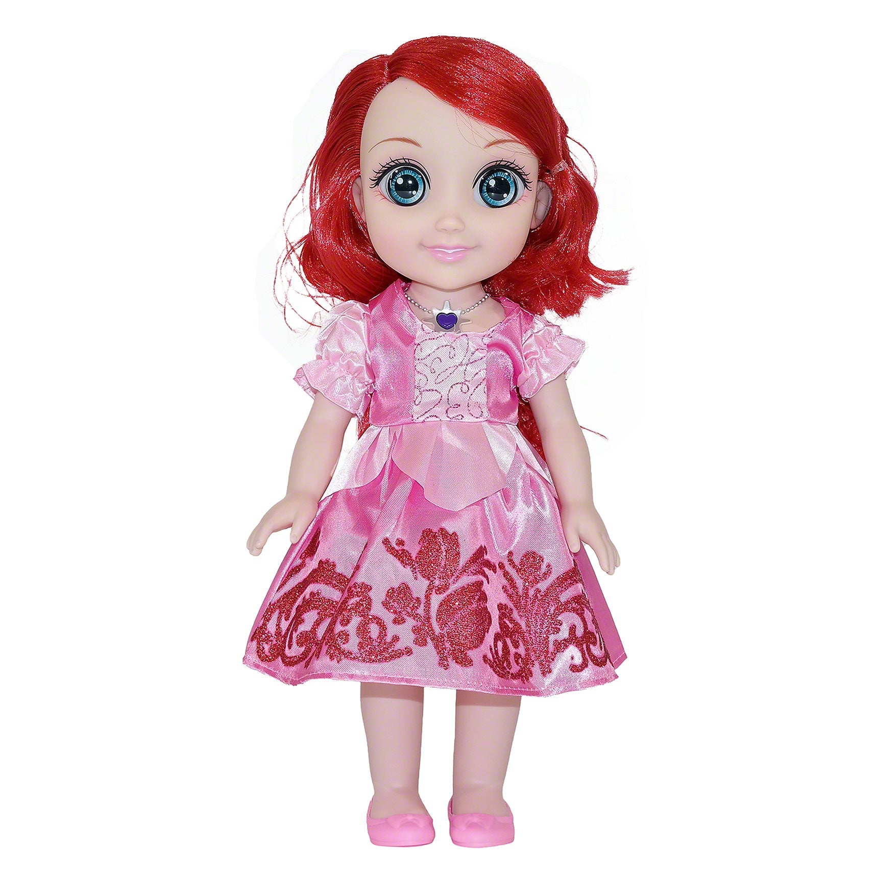 Magic Princess Talking Interactive Play Doll With Carrying Case And Accessories  | Red Hair