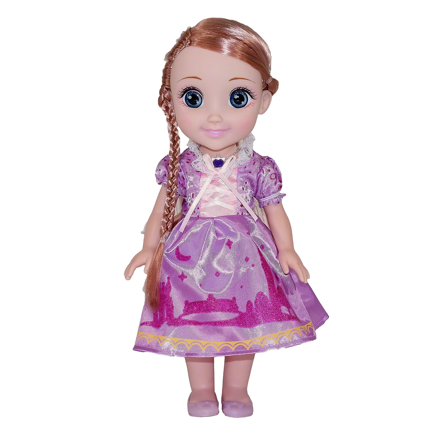 Magic Princess Talking Interactive Play Doll With Carrying Case And Accessories  | Rose Gold Hair