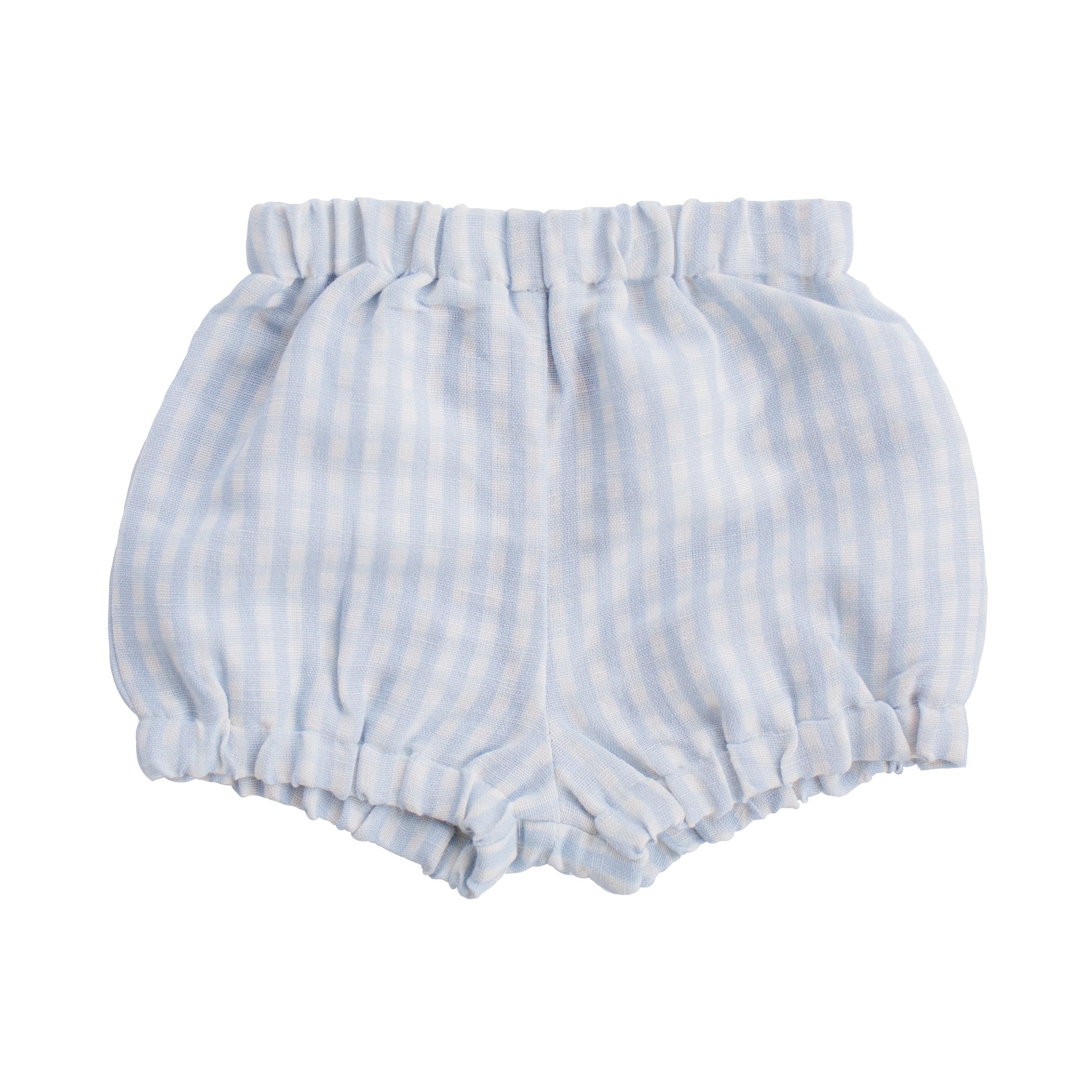 Boys Short | Pale Blue Gingham