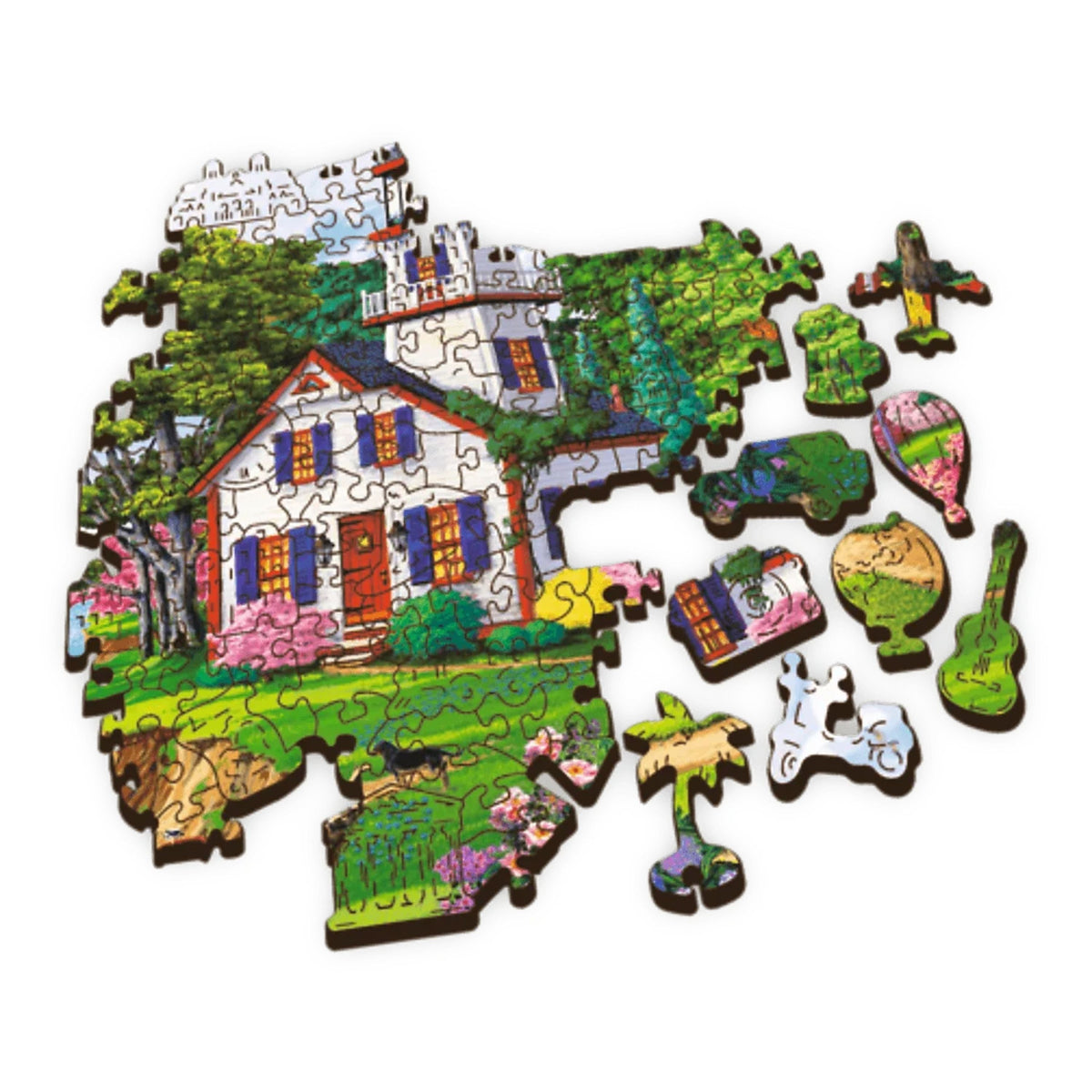 Wood Summer Haven 500 +1 Wooden Puzzle