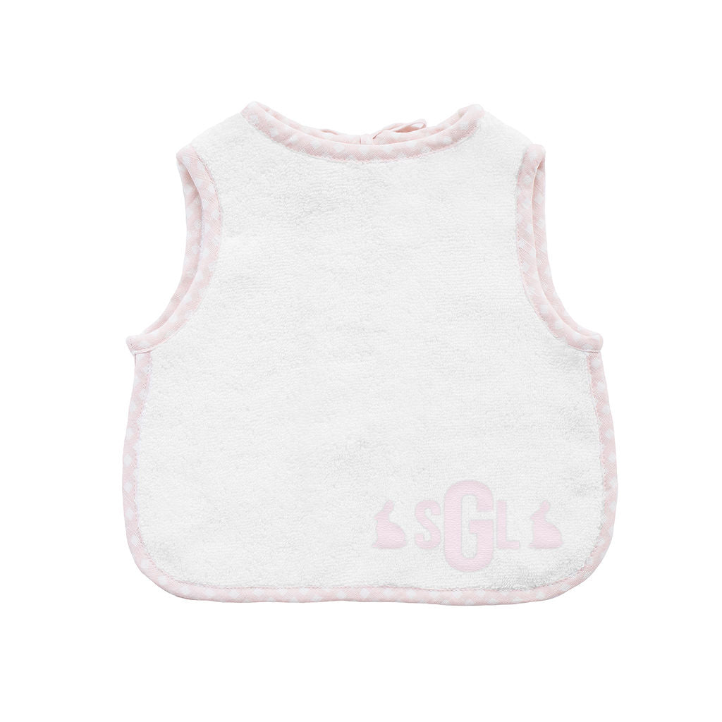 Apron Bib | Dusty Pink Gingham