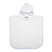 Terry Poncho | Pale Blue Gingham