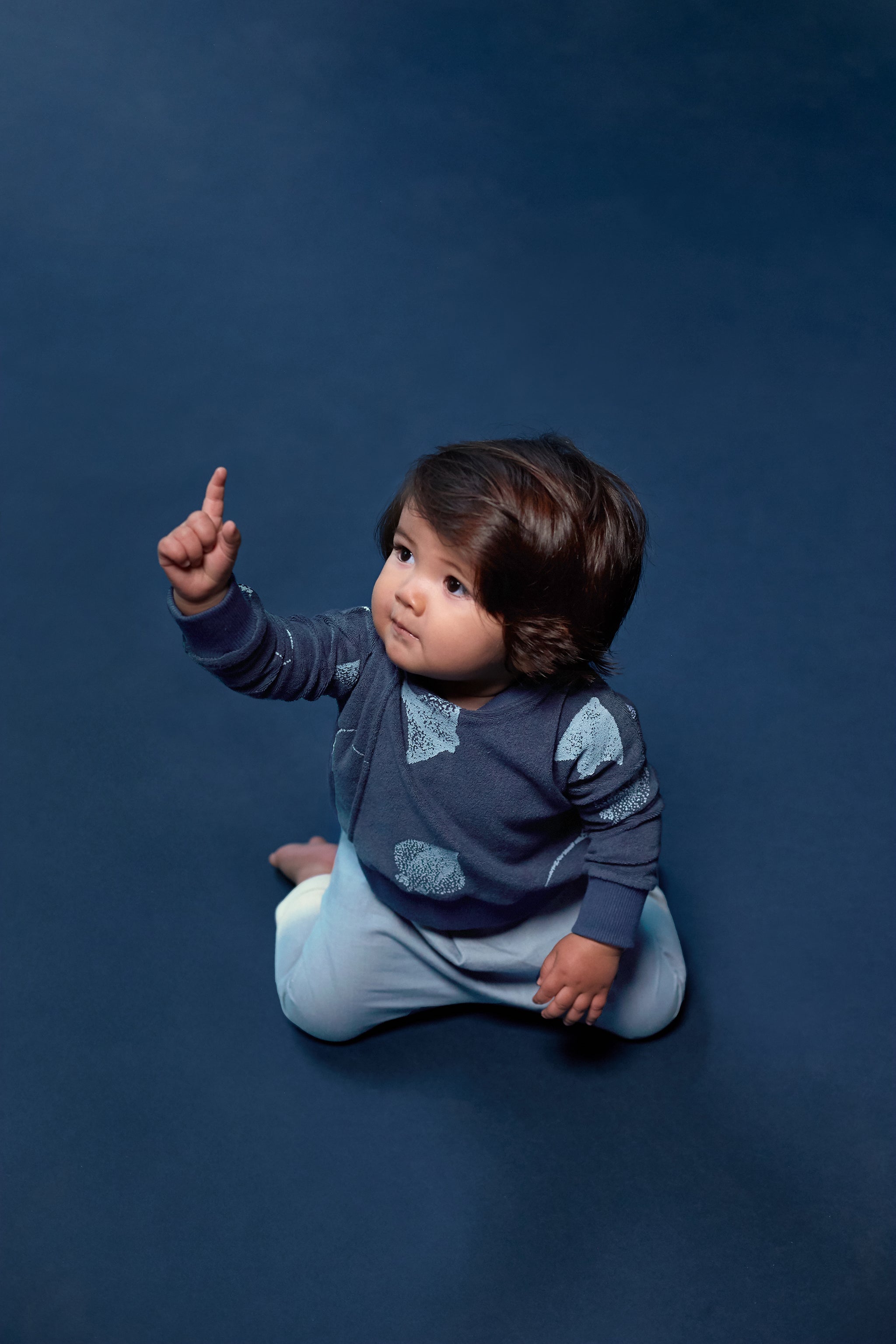 Baby Terry Sweatshirt | Navy