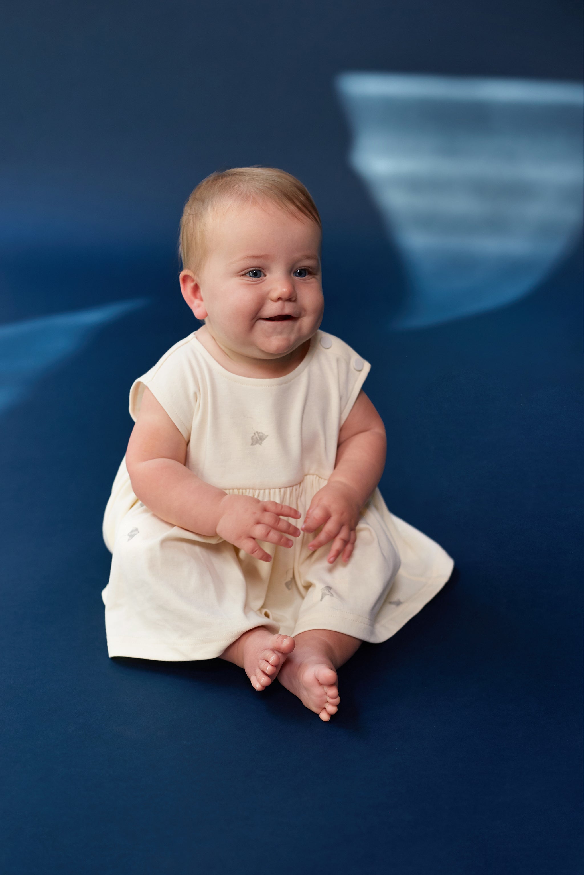 Baby Fit & Flare Dress | Cream