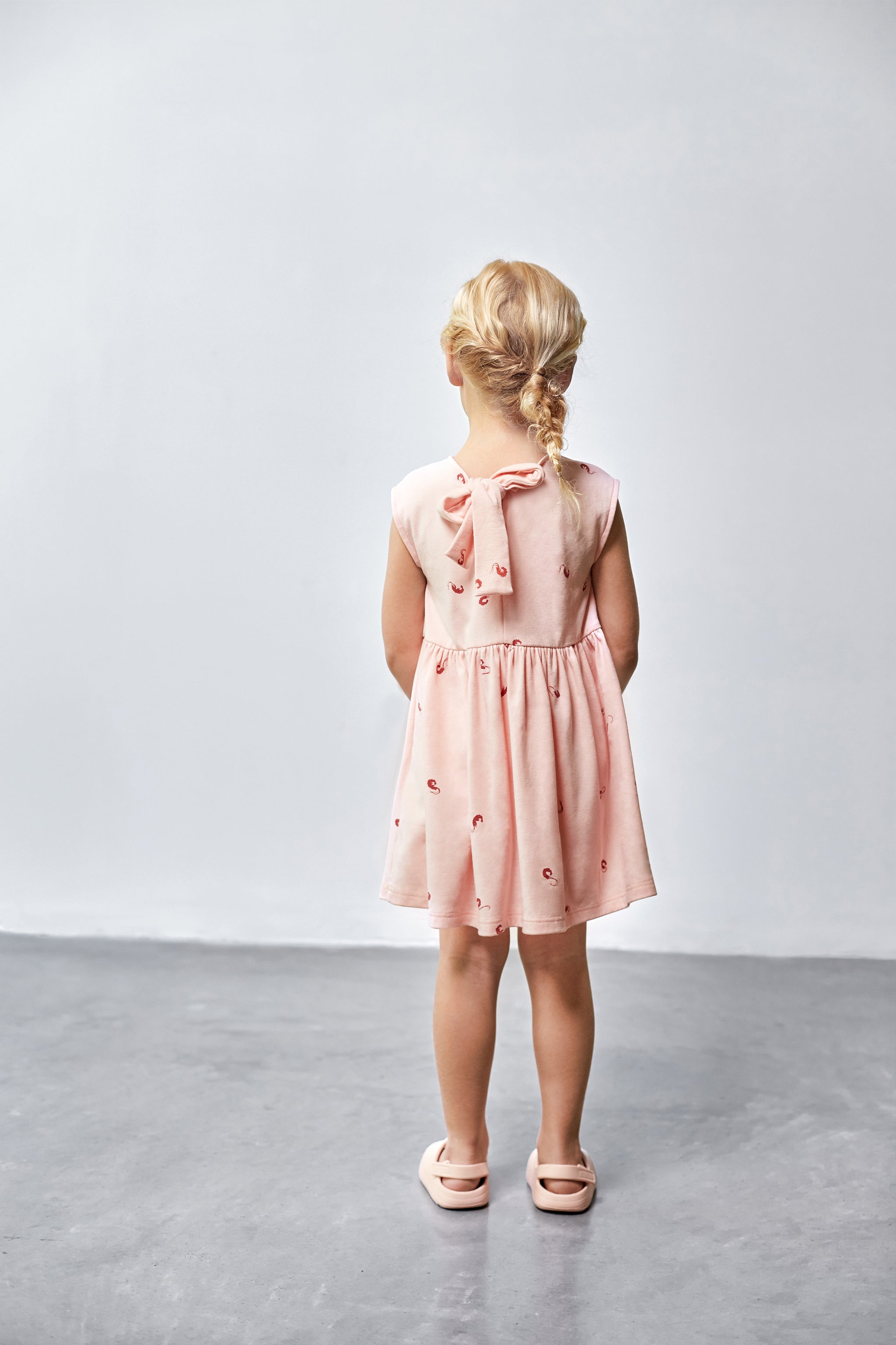 Fit & Flare Jersey Dress | Pink