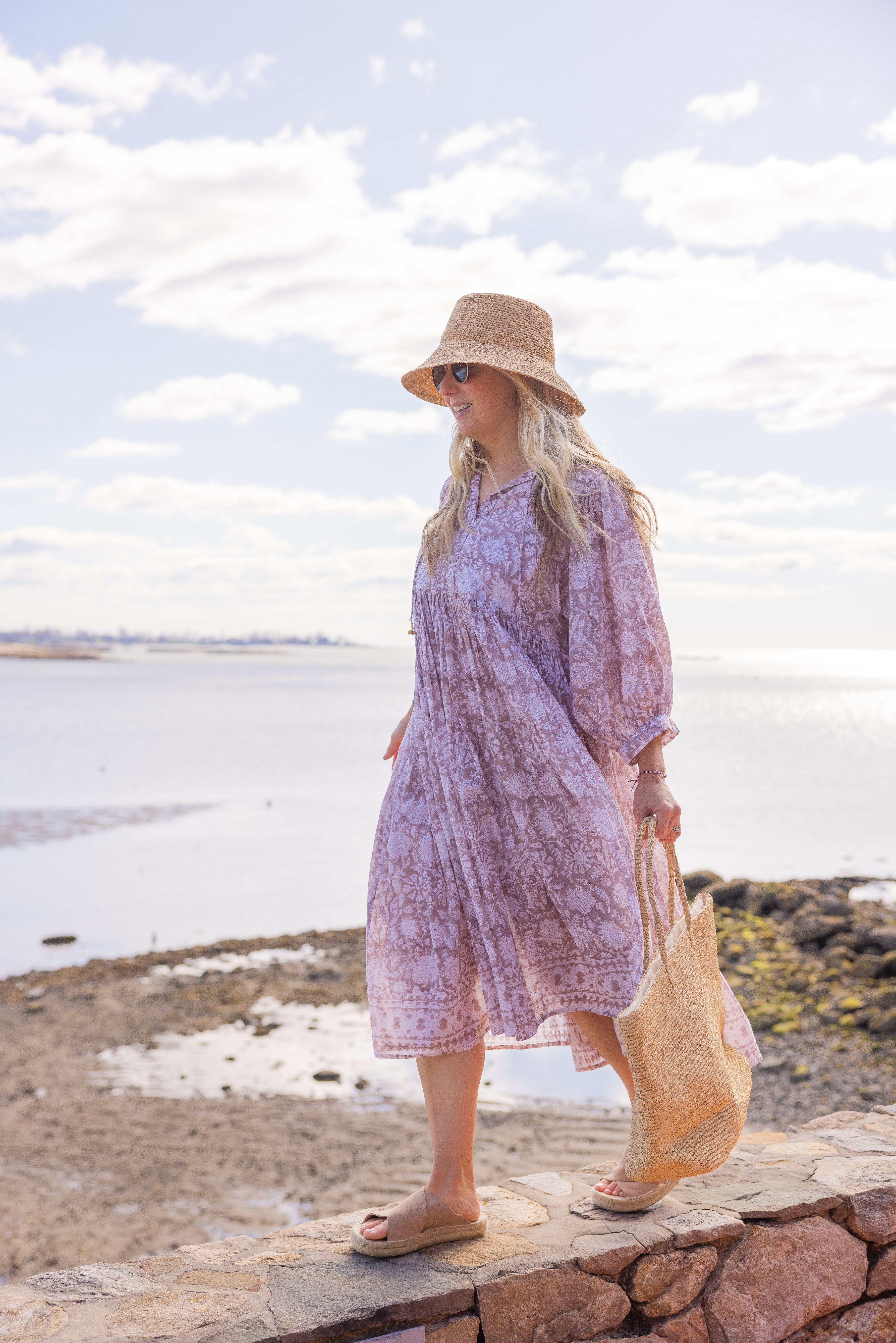 Chic Crochet Bucket Hat- Natural