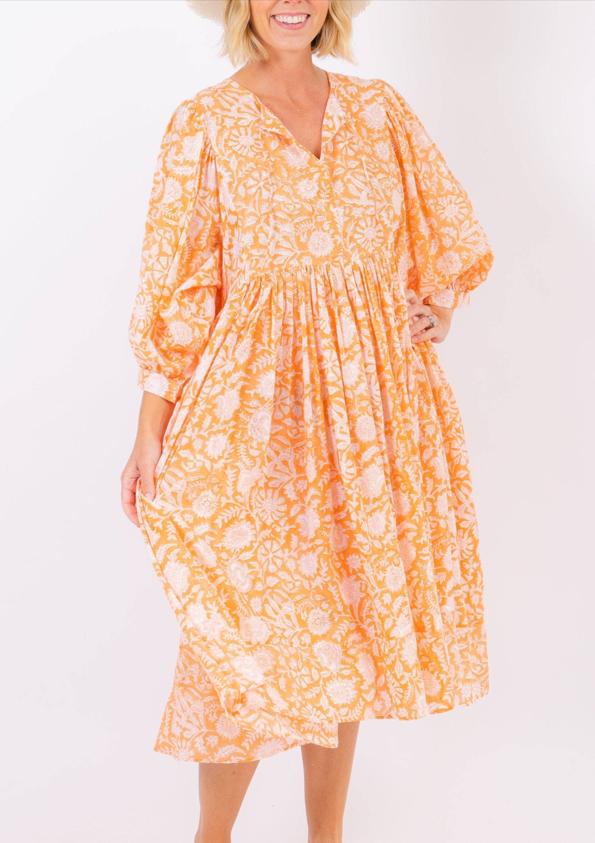 Amalfi Dress- Coral