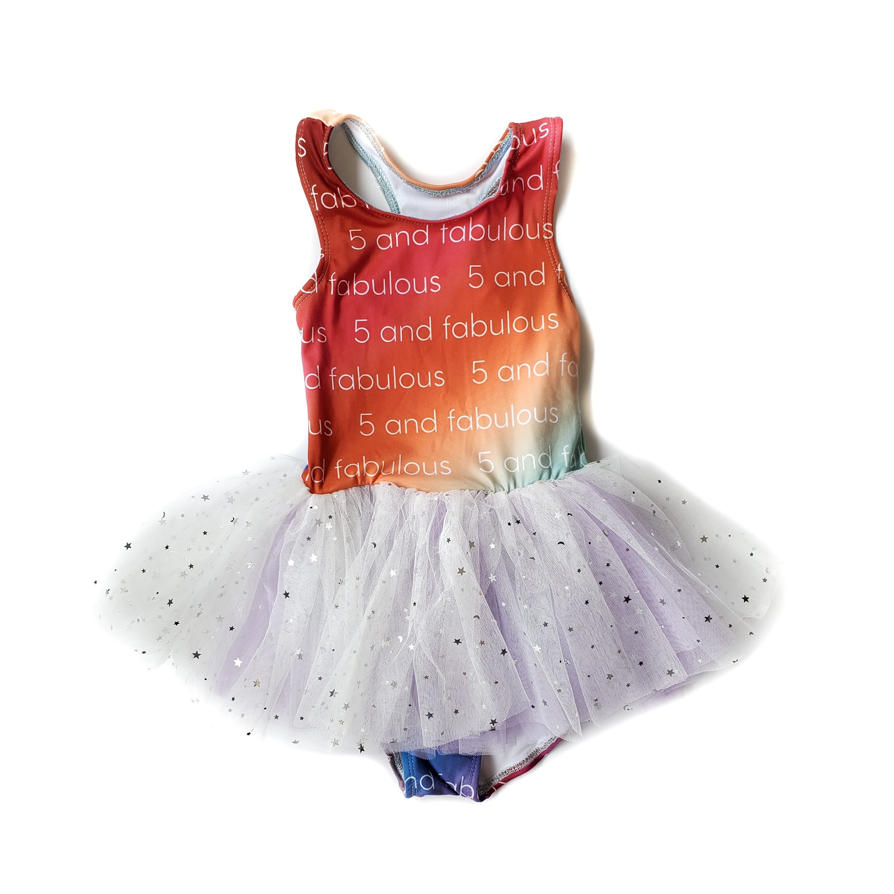Stars Tutude - Personalized Tutude - Color Background
