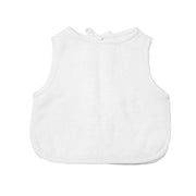 Apron Bib | White Linen