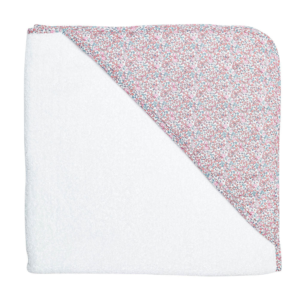 Hooded Towel | Liberty 'eloise' Pink