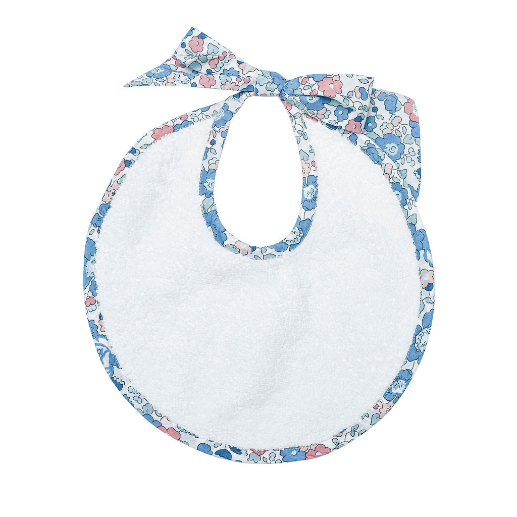 Newborn Bib | Liberty 'betsy' Blue