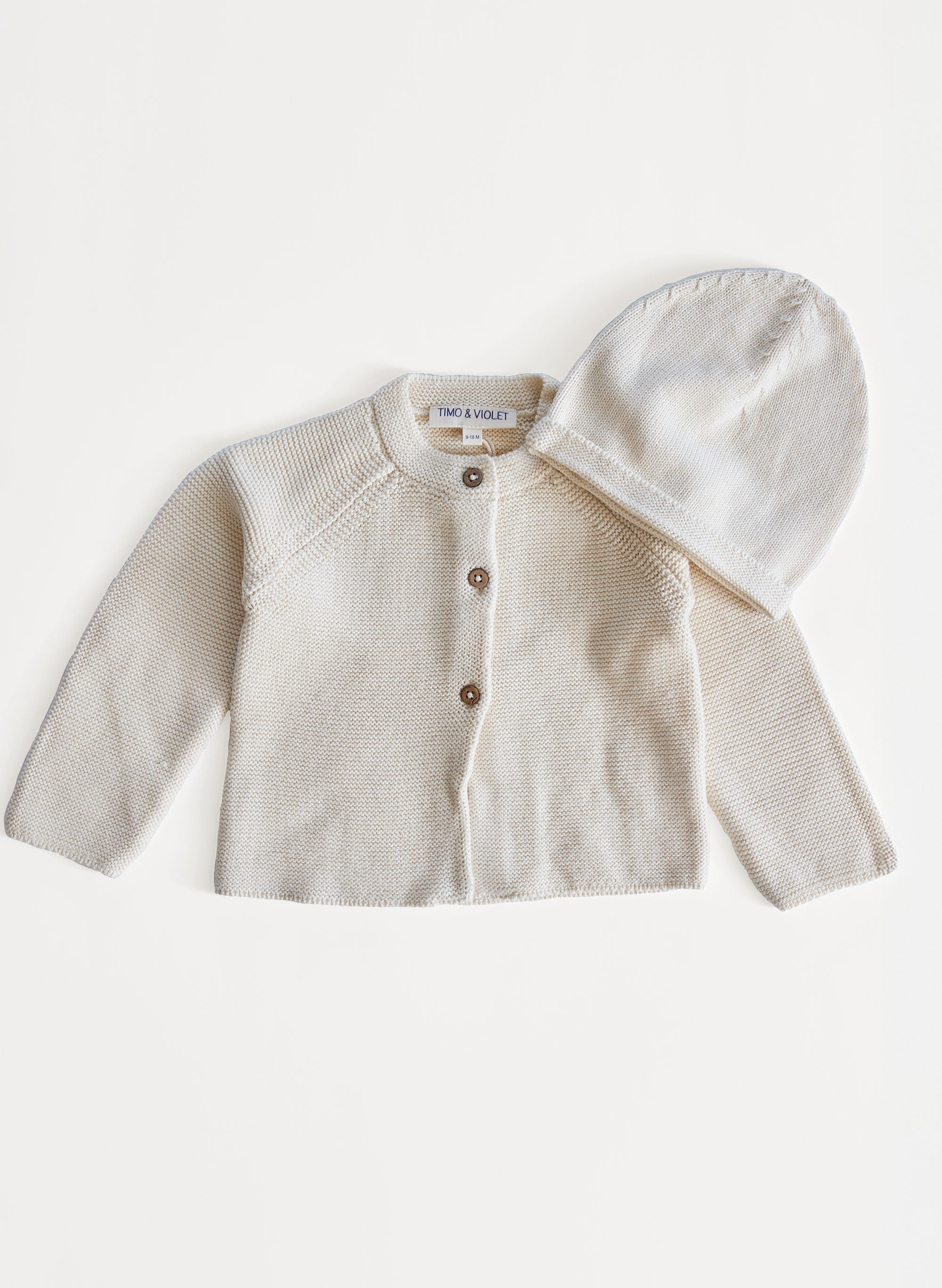 Ivory Knit Cardigan